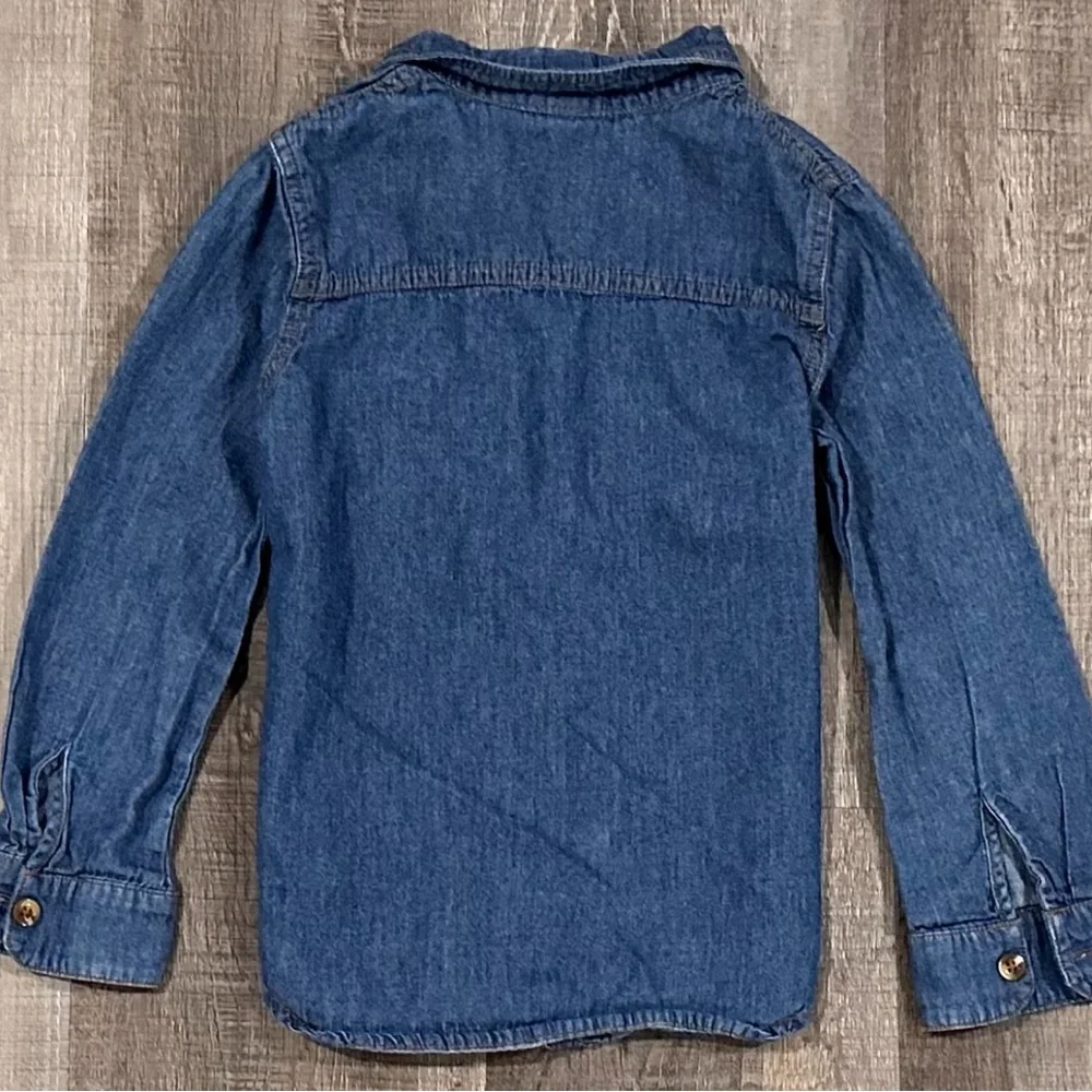 💞 Kids XS (4/5) Blue Chambray Button Down